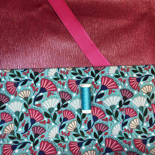Canvas, Garden Stories by Emjo-Design, Mint mit Kombinationsmaterial